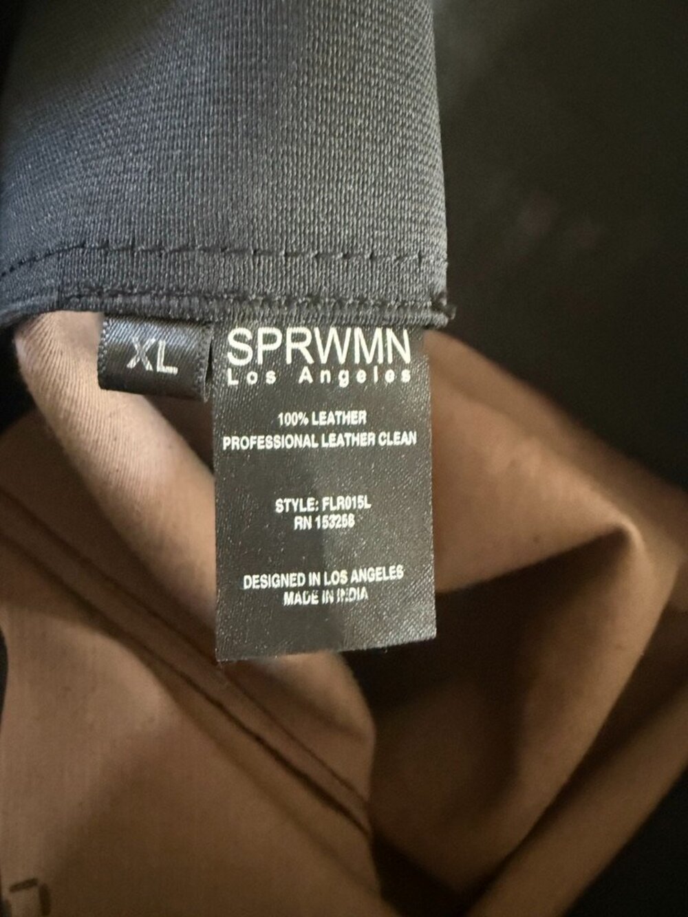 SPRWMN Crop Flare Dark Chocolate leather pants - Picture 8 of 8